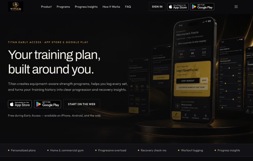 Titan product preview